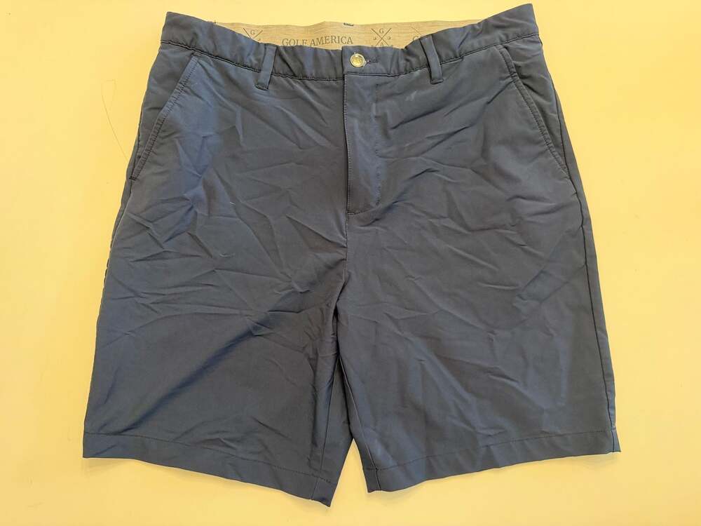 Golf America Men's Navy Blue Stretch Performance Golf Shorts Size 38